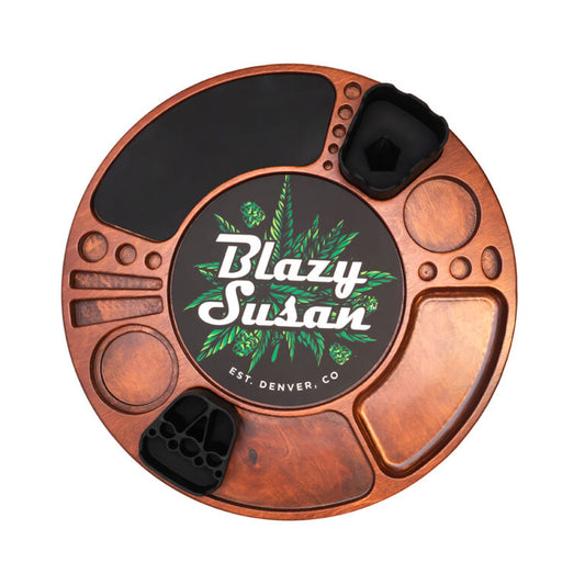 Blazy Susan Cherry Rolling Spinning Tray