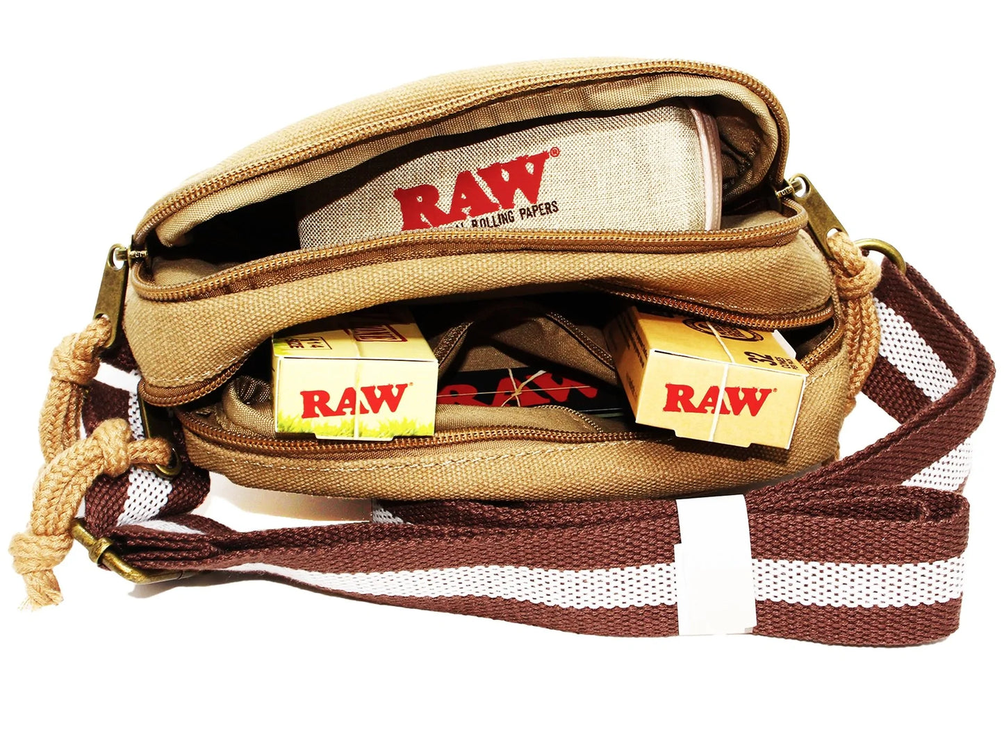 RAW Brown Shoulder Bag