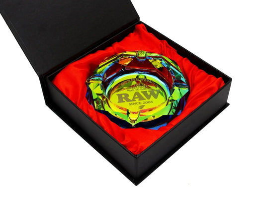 RAW Rainbow Glass Ashtray