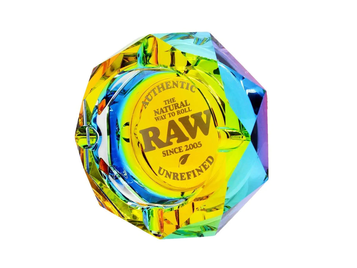 RAW Rainbow Glass Ashtray